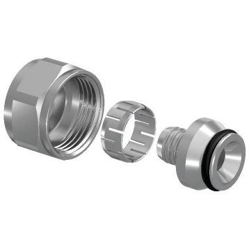 Різьбовой адаптер хром Uponor GmbH PE-Xa євроконус PN6 S5.0 Ø16 x 2,0 x 3/4" (1057441)