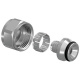 Різьбовой адаптер хром Uponor GmbH PE-Xa євроконус PN6 S5.0 Ø20 x 2,0 x 3/4" (1057442)