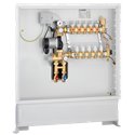 CALEFFI Коллектор латунный в шкафу с насосом UPS 25-60 d3/4" С x 3 x 3/4" С 10 bar (1626C3/1725С1)
