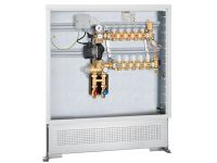 1626O3/1725O1 Колектор латунний у шафі з насосом UPS 25-60 Ø3/4" З x 13 x 3/4" З 10 bar CALEFFI