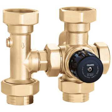 163001 Термостатичний змішувальний клапан Ø1" х 1 1/2" 25÷55°C 10 bar Caleffi S.p.a