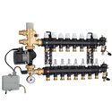 CALEFFI Коллектор (технопол.) + смеш. группа и насос UPS 25-60 d3/4" С x 8 x 3/4" С. (1825H5)
