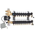 CALEFFI Коллектор (технопол.) + смеш. группа и насос UPS 25-60 d3/4" С x 9 x 3/4" С. (1825I5)