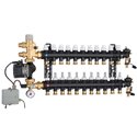 CALEFFI Коллектор (технопол.) + изм. группа и насос UPS 25-60 d3/4" С x 11 x 3/4" С. (1825M5)