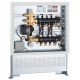1825N1 Колектор з технополімеру у шафі з насосом UPS 25-60 Ø3/4" З x 12 x 3/4" З 6 bar CALEFFI