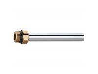 CALEFFI Трубка хромированная подключение радиатора d1/2" х d15 L100 мм (936415)