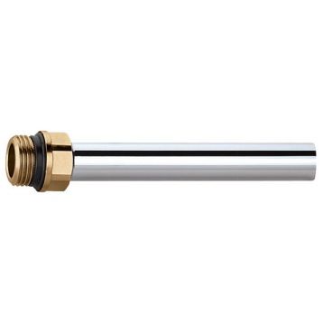 CALEFFI Трубка хромированная подключение радиатора d1/2" х d15 L100 мм (936415)