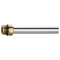 CALEFFI Трубка хромована підключення радіатора d1/2" х d15 L100 мм (936415)