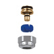 CALEFFI Гайка хромированная для пластиковых и МП труб M23 x 1,5 x 11,5÷12/14÷16 мм (681024)