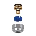 CALEFFI Гайка хромована для пластикових і МП труб M23 x 1,5 x 11,5÷12 / 14÷16 мм (681024)