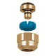 CALEFFI Гайка латунная с ниппелем для пластиковых и МП труб d3/4" x 15,5÷16/18-20 мм (680564)