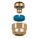 CALEFFI Гайка латунна з ніпелем для пластикових і МП труб d3/4" x 11,5÷12 / 14-16 мм (680524)