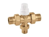 CALEFFI Вентиль зоновий триходовий під термоголовку d1/2" 10 bar 0÷95 °C (677040)