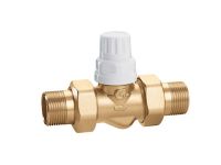 CALEFFI Вентиль зоновий двоходовий під термоголовку d1/2" 10 bar 0÷95 °C (676040)