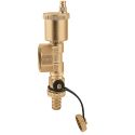 CALEFFI Блок коллекторный с воздухоотводчиком и сливным клапаном d1 1/4". (599671)