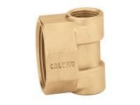 CALEFFI Тройник коллекторный d1/2" х 3/4" х 1/2" (599454)