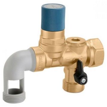 CALEFFI Установка запобіжна для бойлера горизонтальна d1" налаштування 7 bar. (526163)