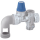 CALEFFI Установка предохранительная для бойлера горизонтальная d3/4" 7 bar. (526153)