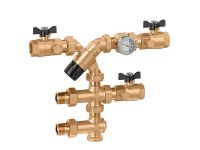 CALEFFI Группа регуляции температуры сантехнической воды 3/4" с настройкой 35÷65 °C. (520155)