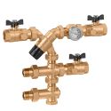 CALEFFI Группа регуляции температуры сантехнической воды 3/4" с настройкой 35÷65 °C. (520155)