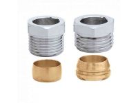CALEFFI Компрессионный фитинг двухконусный d1/2" x d15 (441415)