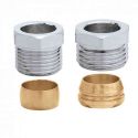 CALEFFI Компрессионный фитинг двухконусный d1/2" x d15 (441415)