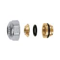 CALEFFI Гайка с ниппелем хромированная М23 х 1,5 х 16 мм (медь) (437016)