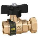 CALEFFI Шаровой кран с обратным клапаном d3/4" В x 3/4" НГ. (333 500)