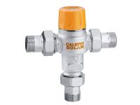 CALEFFI Solar Термосмеситель (свар. кл./фильтр/противоожог) d1/2" 35÷55°C Kv1,5 m³/h (252714)