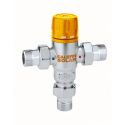 CALEFFI Solar Термозмішувач зі зворотніми клапанами d3/4" 30÷65°C Kv2,6 m³/h (252153)