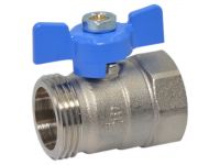Bianchi Кран коллектора прямой d1" ВЗ (blue/синий) (422F00060E)