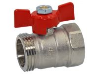Bianchi Кран коллектора прямой d1" ВЗ (red/красный) (422F00060F)