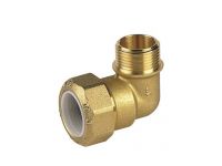 Bianchi Колено латуннее с наружной резьбой d40 х 1 1/4" С для ПЭ труб (6400075000)