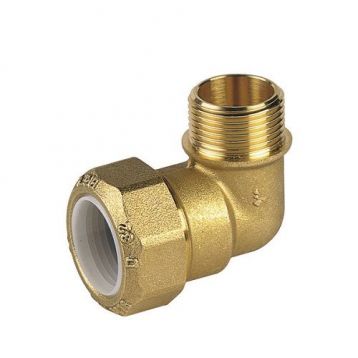Bianchi Колено латуннее с наружной резьбой d25 х 3/4" С для ПЭ труб (6400053500)