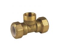 Bianchi Тройник латунный d25 х 3/4" В х 25 для ПЭ труб (6250053500)