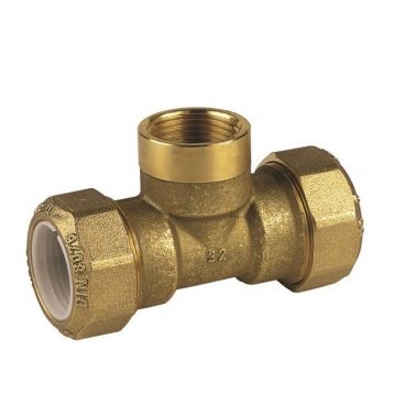 Bianchi Тройник латунный d25 х 3/4" В х 25 для ПЭ труб (6250053500)