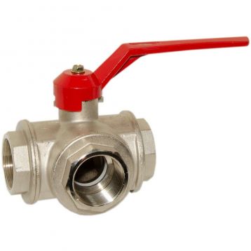 Bianchi Кран трехходовой шаровой d1 1/2" T-образный (4253T0080F)