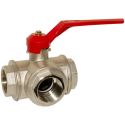 Bianchi Кран трехходовой шаровой d1 1/2" L-образный (4253L0080F)