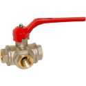 Bianchi Кран трехходовой шаровой d1/2" T-образный (4253T0040F)