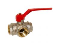 Bianchi Кран трехходовой шаровой d1 1/4" L-образный (4253L0070F)