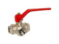 Bianchi Кран трехходовой шаровой d3/4" L-образный (4253L0050F)