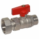 Bianchi Кран прямой d3/4" С х 1" В с накидной гайкой (red/красный) (528M05060F)