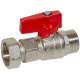 Bianchi Кран прямой d3/4" С х 3/4" В с накидной гайкой (red/красный) (528M05050F)
