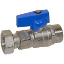 Bianchi Кран прямий d3/4" З х 3/4" В з накидною гайкою (blue/синій) (528M05050E)