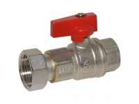 Bianchi Кран прямой d3/4" В х 1" В с накидной гайкой (red/красный) (528005060F)