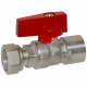 Bianchi Кран прямой d1/2" В х 1/2" В с накидной гайкой (red/красный) (528004040F)