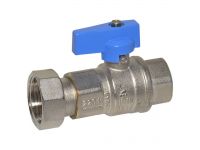 Bianchi Кран прямой d3/4" В х 1" В с накидной гайкой (blue/синий) (528005060E)