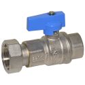 Bianchi Кран прямой d3/4" В х 1" В с накидной гайкой (blue/синий) (528005060E)