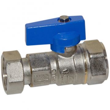 Bianchi Кран прямой d3/4" В х 3/4" В с накидной гайкой (blue/синий) (528005050E)