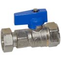 Bianchi Кран прямой d3/4" В х 3/4" В с накидной гайкой (blue/синий) (528005050E)